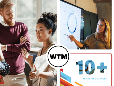 WTM Digital marketing collage celebrating 10 plus years in business in Lancaster County PA