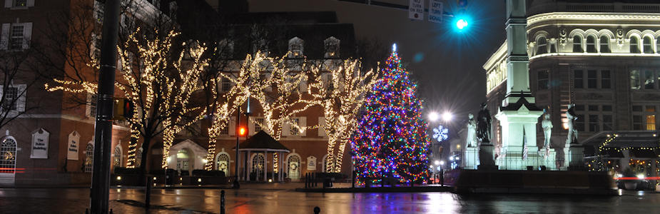 Downtown Lancaster Christmas Lights Image For Lancasterpa.com Christmas Lights In Downtown Lancaster, Pa