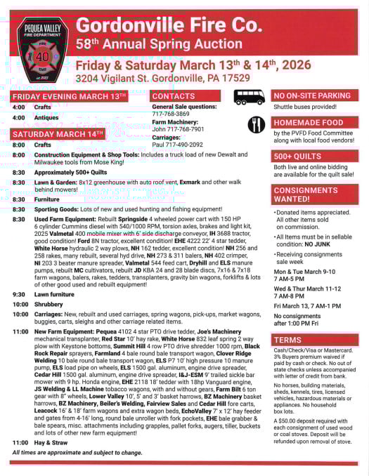 Gordonville Mud Sale - Gordonville, PA