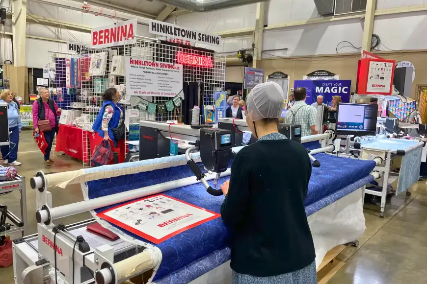 Bernina Booth at Lancaster Quilt Show - Lebanon, PA