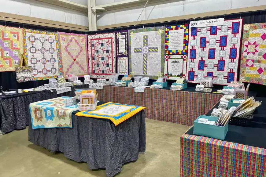 Block Party Studio Booth at Lancaster Quilt Show - Lebanon, PA