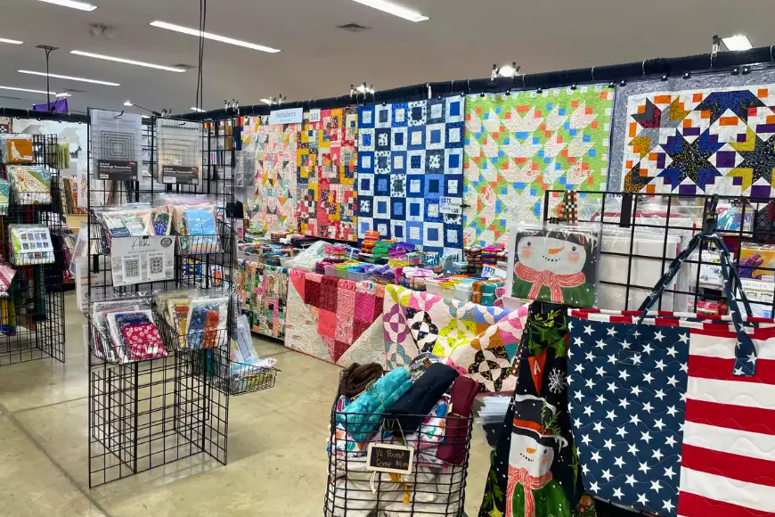 Webfabrics Booth at Lancaster Quilt Show - Lebanon, PA