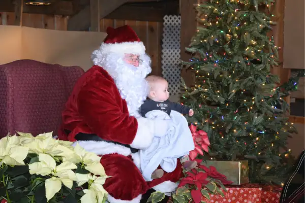Santa and Goats at Amish Farm & House - Lancaster, PA