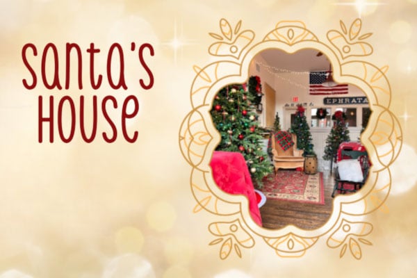 Santa’s House In Downtown Ephrata Image For Lancasterpa.com An Image Representing Santa’s House In Downtown Ephrata In Lancaster County, Pa