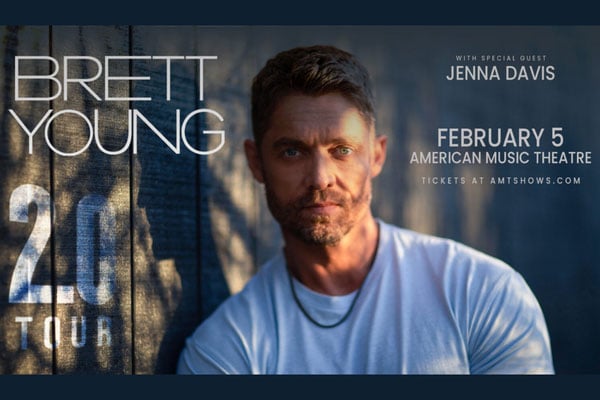 Brett Young 2.0 Tour At American Music Theatre Image For Lancasterpa.com American Music Theatre - Event: Brett Young - Lancaster, Pa