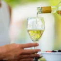 Wine being poured at a Lancaster County PA winery
