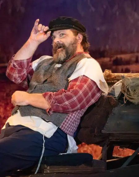 Actor performing in a dinner theater production at Dutch Apple Dinner Theatre in Lancaster PA