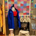 Antique collectibles and secondhand clothing at New Holland Re-Uzit antique shop Lancaster County PA
