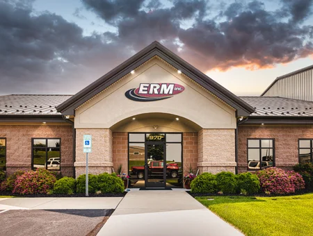 Earl R. Martin Inc. ERM transportation company headquarters entrance in Lancaster PA