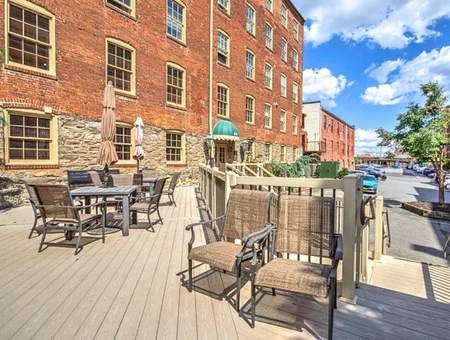 Our Town Management residential rental property with outdoor deck seating in downtown Lancaster PA