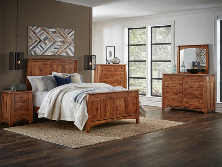 Kings Impressions solid wood bedroom furniture set with matching dresser and mirror in Lancaster PA