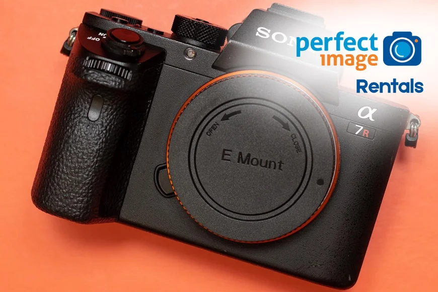 Sony Alpha 7R E-mount camera available for rental at Perfect Image in Lancaster, Pennsylvania