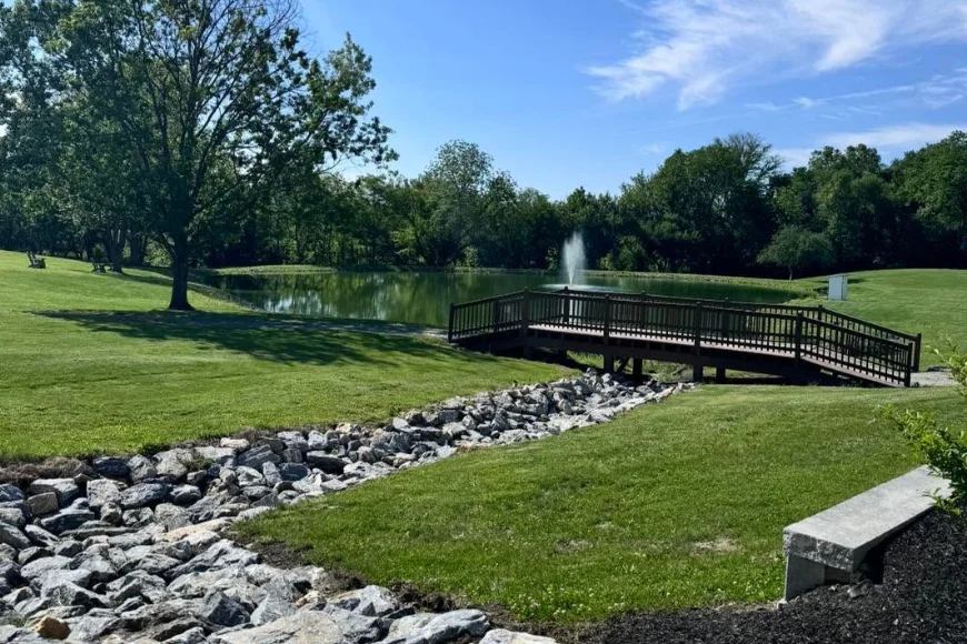 Pond and bridge grounds Hershey Farm Resort Lancaster PA